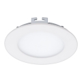 Eglo 94048 - Εντοιχισμένο φωτιστικό οροφής LED FUEVA 1 LED/5,5W/230V διάμ. 12 cm