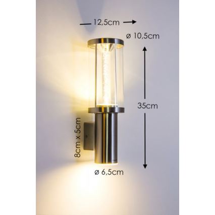 Eglo - Φως LED εξωτερικού χώρου 1xGU10/3W + 1xLED/3,7W IP44