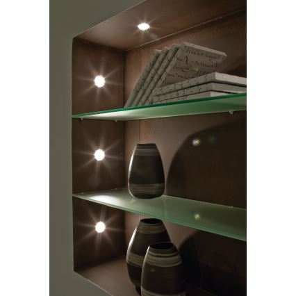 Eglo - Σετ 3x LED εντοιχισμένο φωτιστικό οροφής PENETO 1xGU10-LED/3W/230V