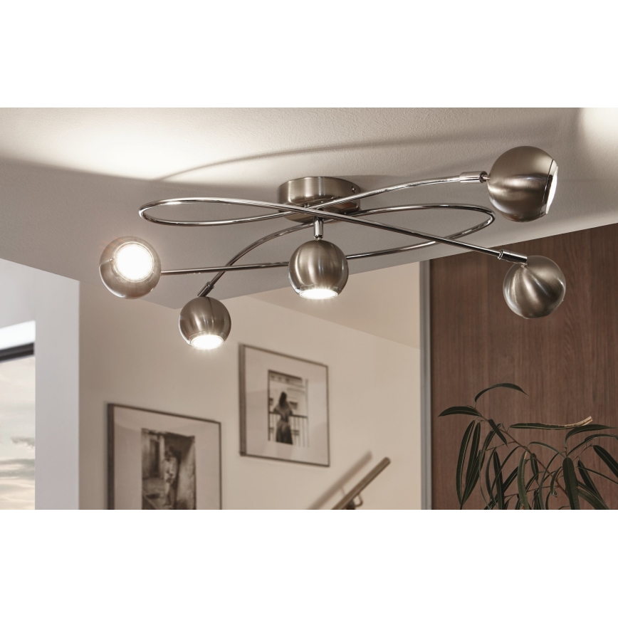 Eglo - Φως σποτ LED 5xGU10-LED/3W/230V
