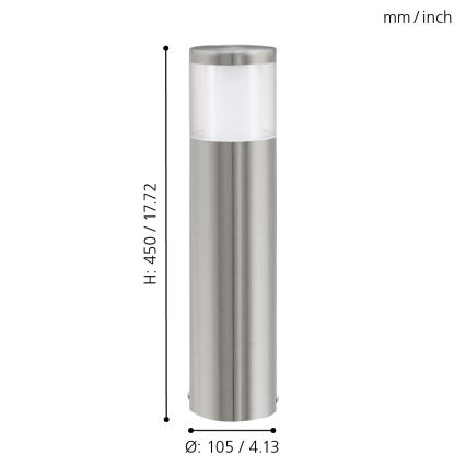 Eglo - LED φωτιστικό εξωτερικού χώρου LED/3,7W/230V IP44