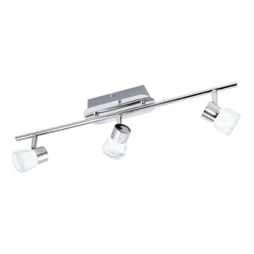 Eglo 94382 - LED Σποτ PERITO 3xLED/3W/230V 3000K γυαλιστερό χρώμιο