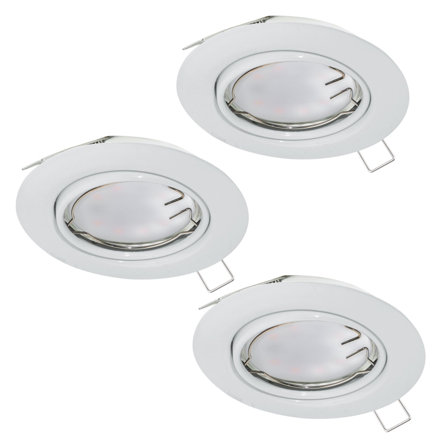 Eglo - ΣΕΤ 3x Κρεμαστό φως οροφής LED PENETO 3xGU10-LED/5W/230V