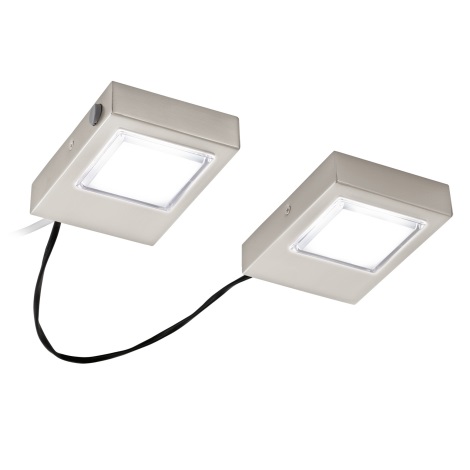 Eglo 94516 - ΣΕΤ 2x Φως σποτ Κουζίνας LED για κάτω από το ντουλάπι LAVAIO 2xLED/3,7W/230V