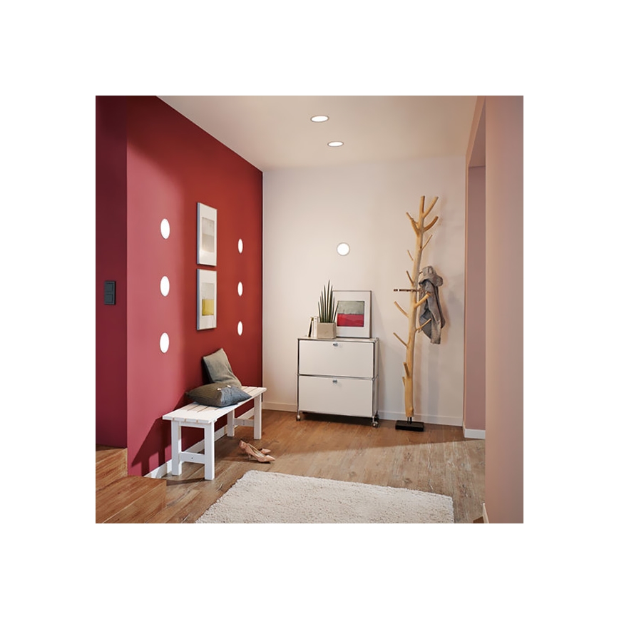 Eglo 94521 - Εντοιχισμένο LED φωτιστικό FUEVA 1xLED/5,5W/230V Ø 12 εκ.