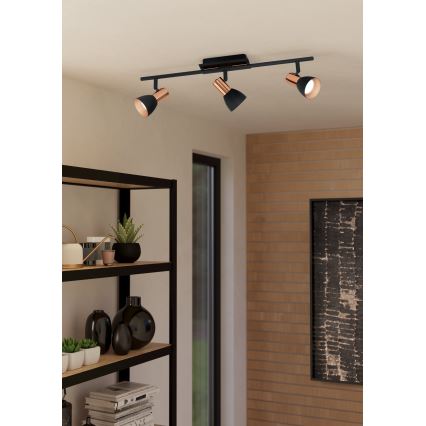 Eglo - LED φωτιστικό σποτ 3xGU10/3,3W/230V