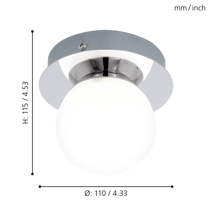 Eglo - LED φωτιστικό μπάνιου 1xLED/3,3W/230V IP44