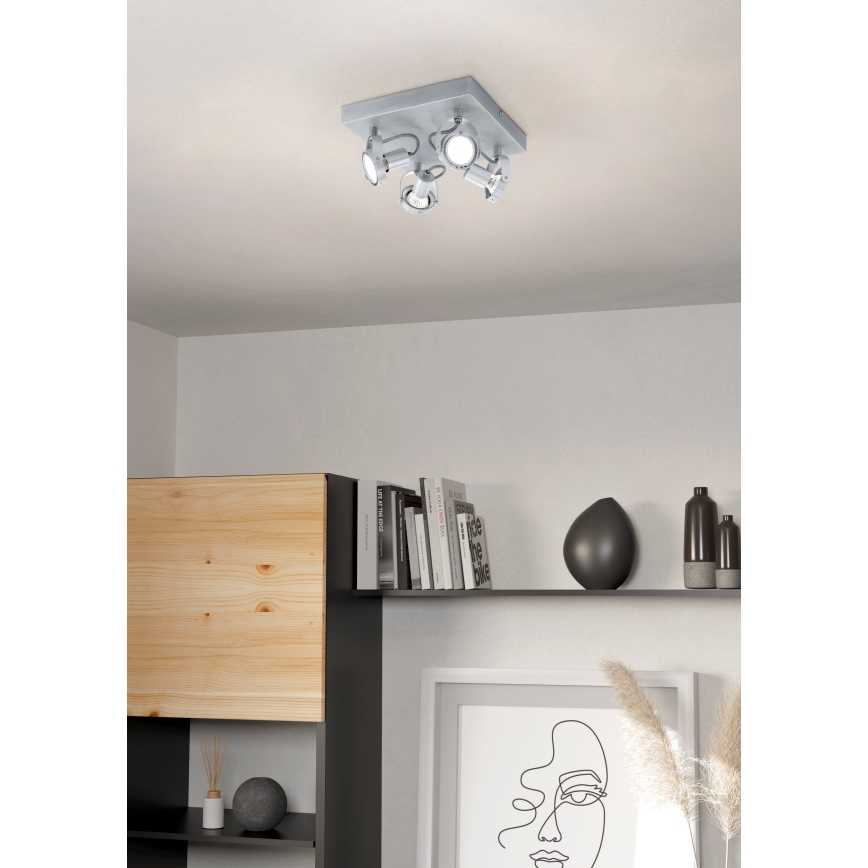 Eglo 94645 - Φως σποτ LED NOVORIO 4xGU10-LED/5W/230V