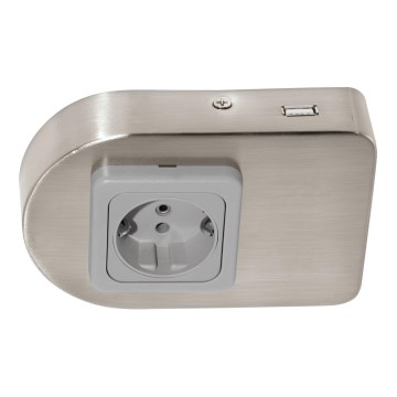 Eglo 94662 - Πρίζα για ντουλάπια κουζίνας, με USB TAXANO