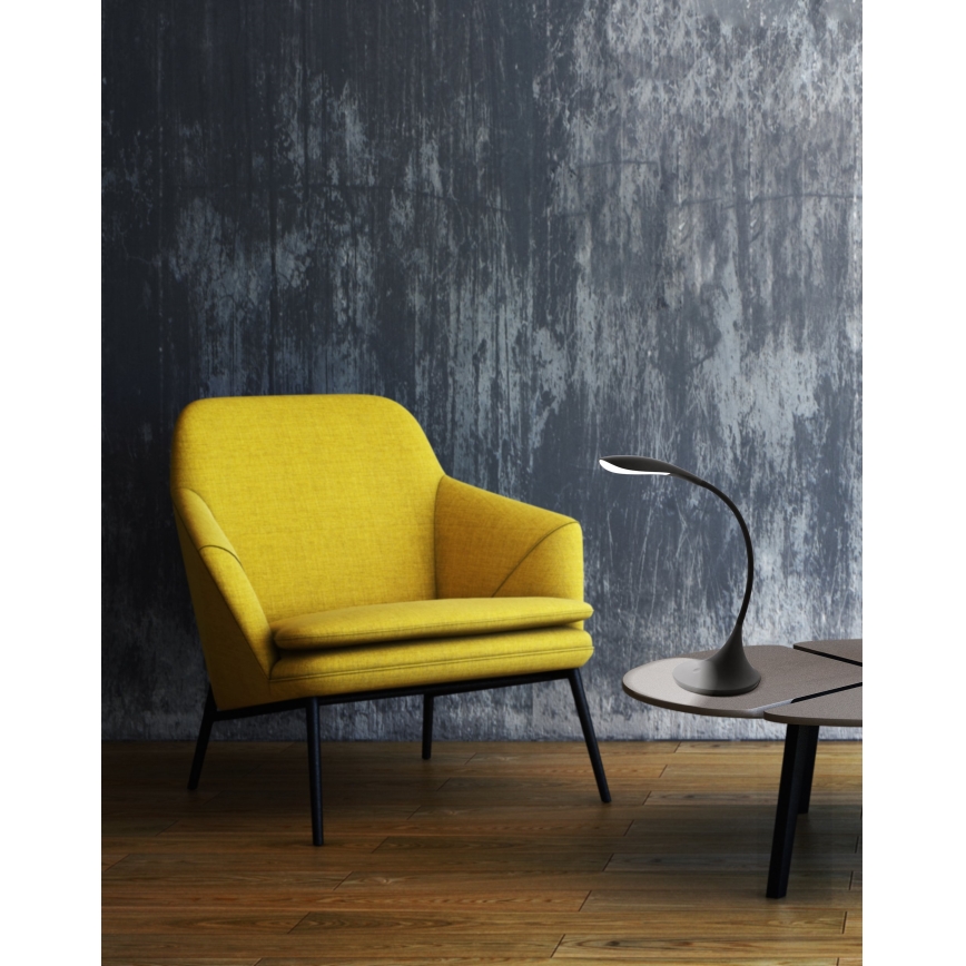 Eglo - Ρυθμιζόμενο επιτραπέζιο φωτιστικό LED/4,5W/230V μαύρο