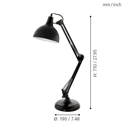 Eglo - Eπιτραπέζιο φωτιστικό 1xE27/40W/230V