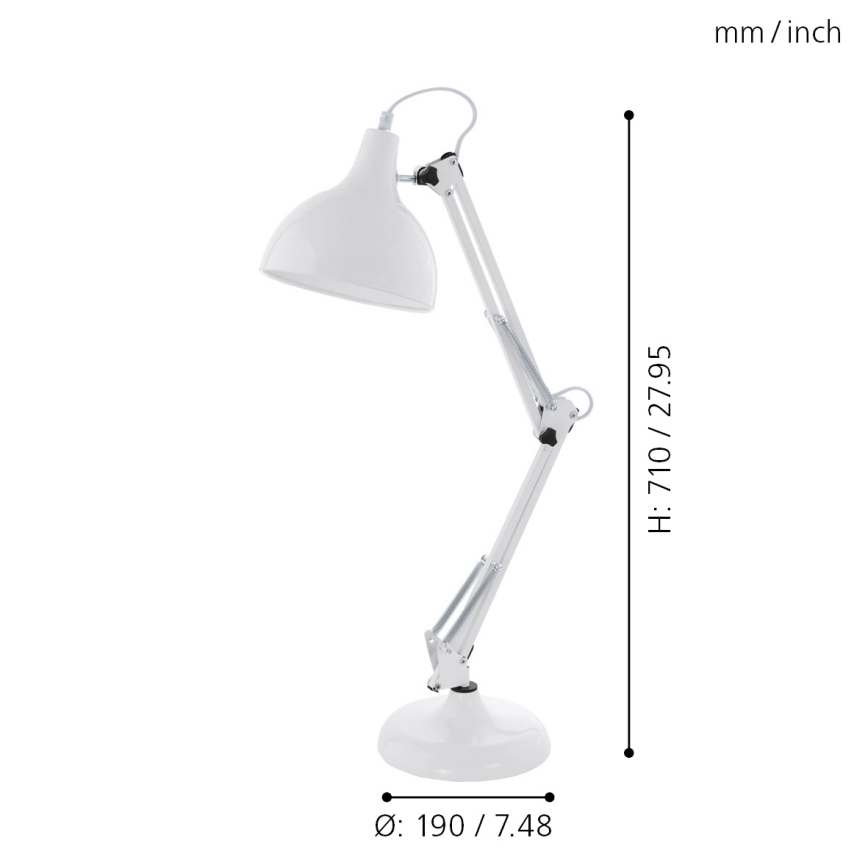 Eglo - Eπιτραπέζιο φωτιστικό 1xE27/40W/230V