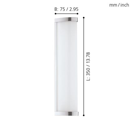 Eglo - LED φωτιστικό μπάνιου 1xLED/8W/230V IP44