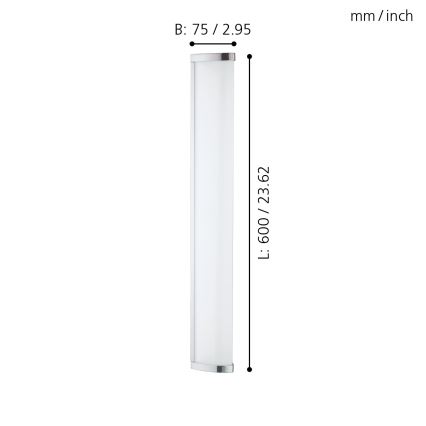 Eglo - Φως μπάνιου LED 2 1xLED/16W/230V IP44