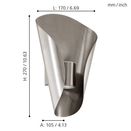 Eglo 94779 - LED εξωτερικό φωτιστικό BOSARO 2xLED/2,5W/230V IP44