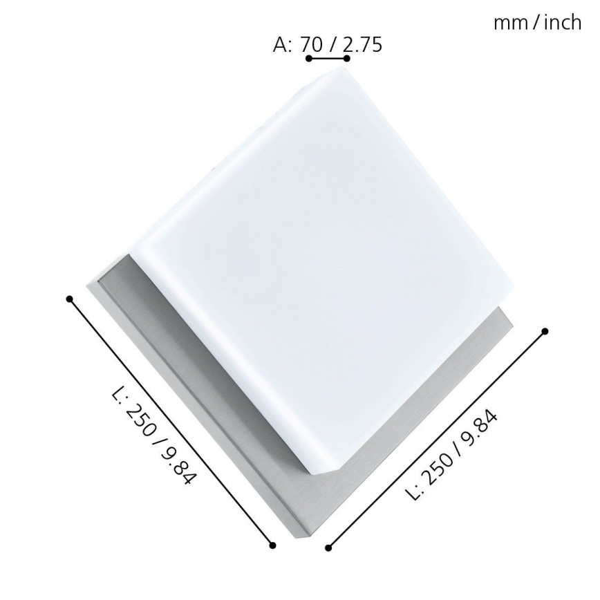 Eglo - Εξωτερικό επιτοίχιο φωτιστικό 1xLED/8,2W/230V IP44