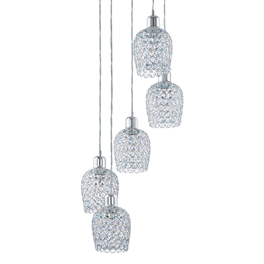 Eglo 94898 - Κρεμαστό φωτιστικό με καλώδιο BONARES 1 5xE27/60W/230V