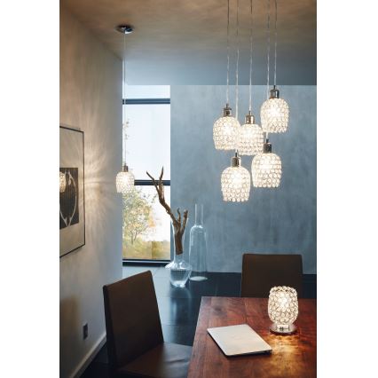 Eglo - Κρεμαστό φωτιστικό οροφής 5xE27/60W/230V