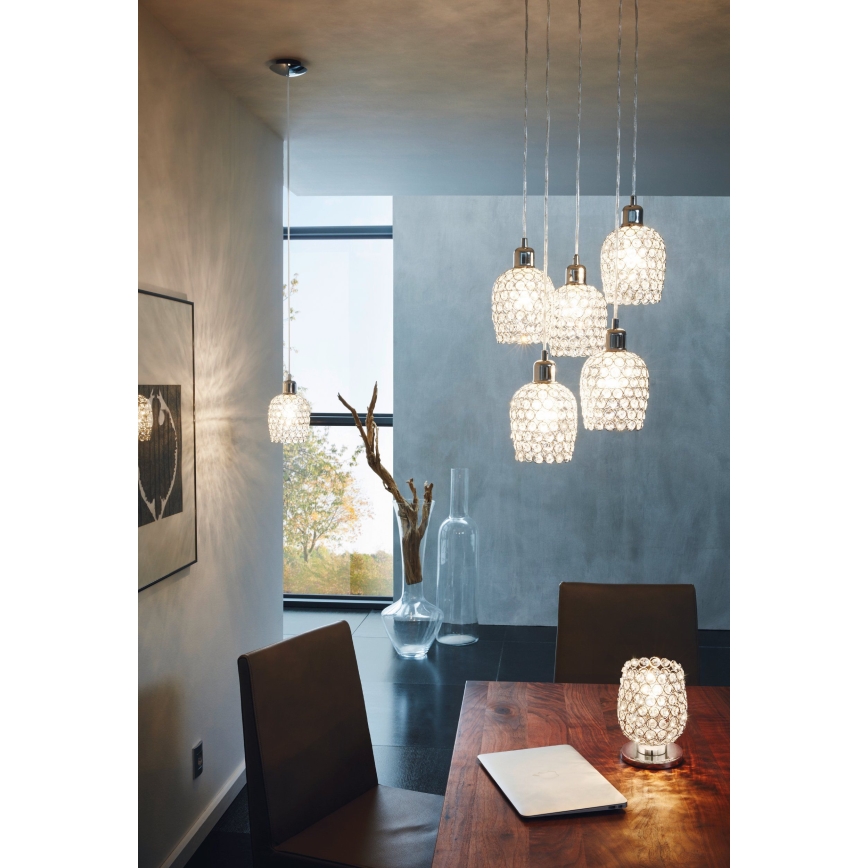 Eglo - Κρεμαστό φωτιστικό οροφής 5xE27/60W/230V