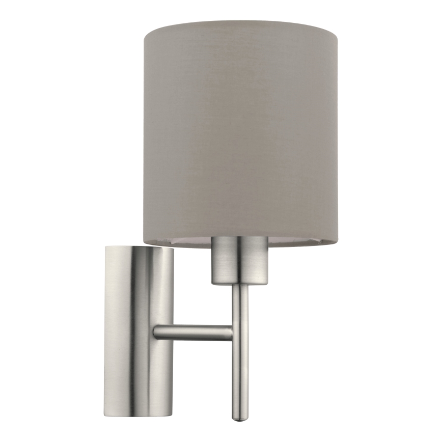 Eglo - Φωτιστικό τοίχου 1xE27/60W/230V taupe
