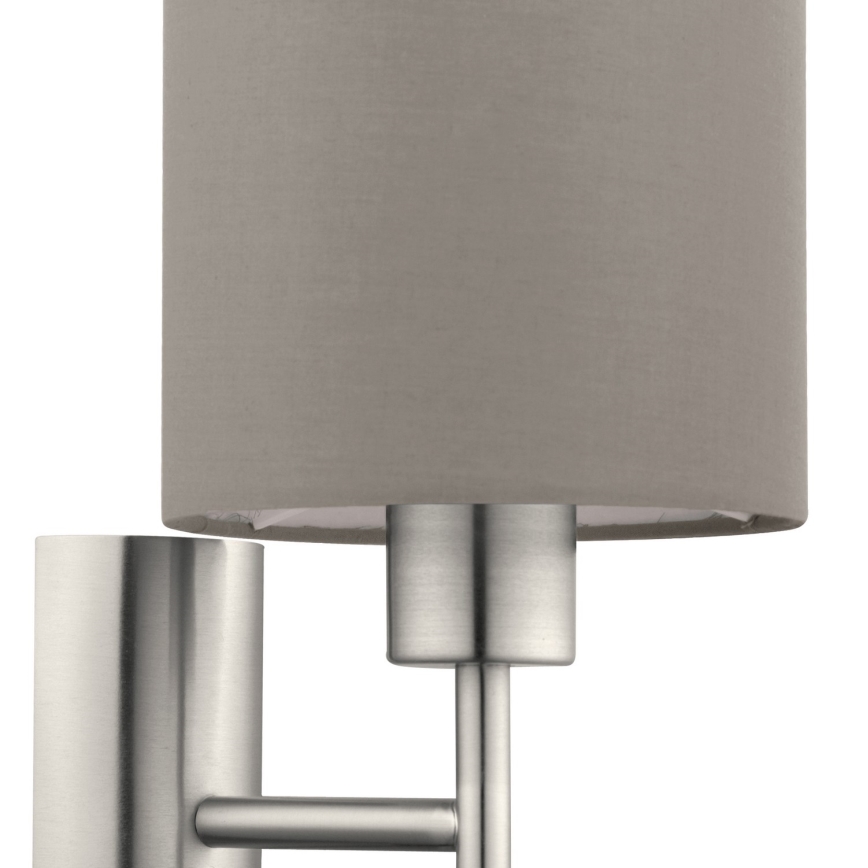 Eglo - Φωτιστικό τοίχου 1xE27/60W/230V taupe
