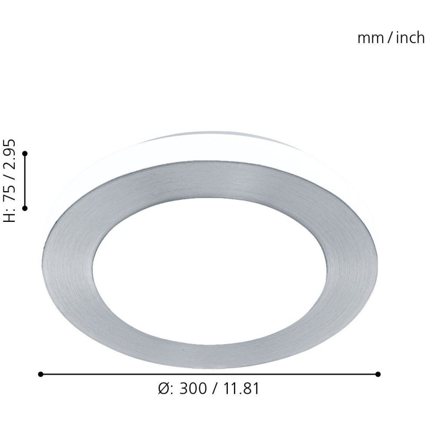 Eglo - LED φωτιστικό μπάνιου 1xLED/11W/230V IP44