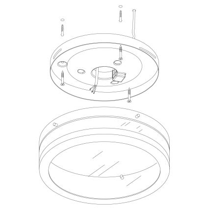 Eglo - Φως μπάνιου LED LED 1xLED/11W/230V IP44