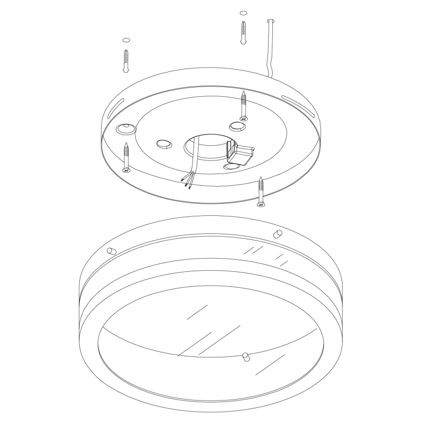 Eglo - Φως μπάνιου LED LED 1xLED/11W/230V IP44