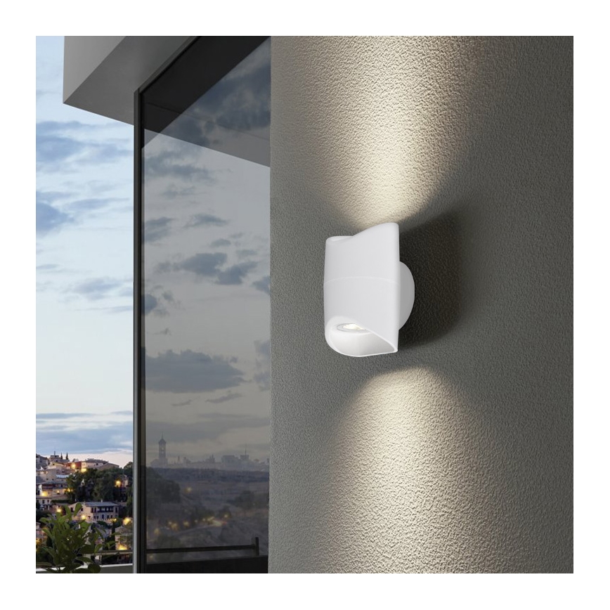 Eglo 95075 - Φως τοίχου εξωτερικού χώρου ABRANTES 2xLED/6W/230V IP44