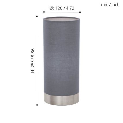 Eglo - Ρυθμιζόμενο επιτραπέζιο φωτιστικό 1xE27/60W/230V