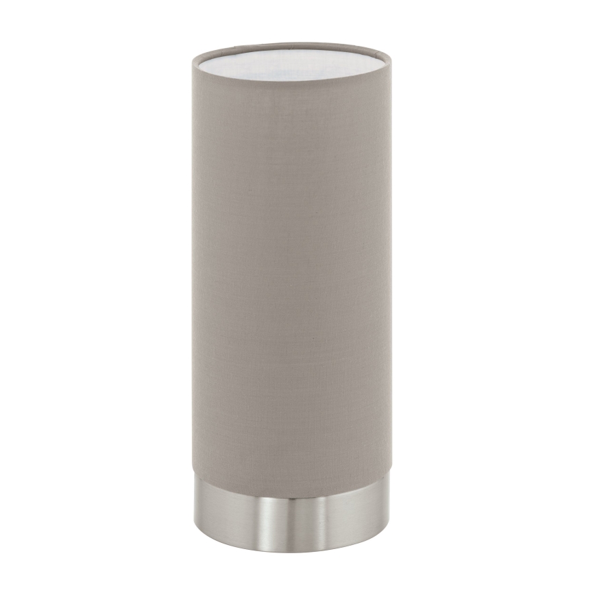 Eglo - Eπιτραπέζιο φωτιστικό Dimmable 1xE27/40W/230V taupe