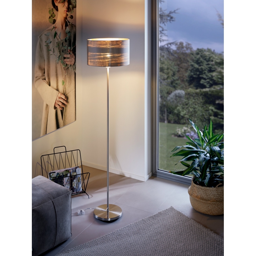 Eglo - Επιδαπέδιο φωτιστικό 1xE27/60W/230V taupe