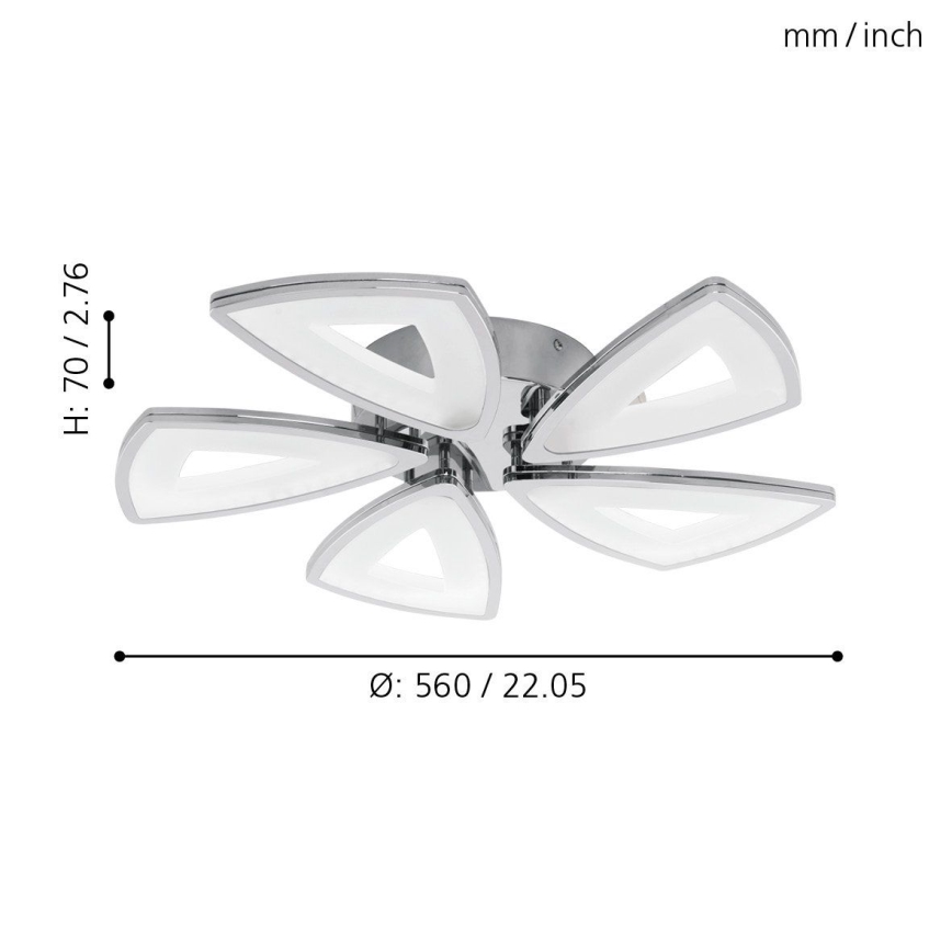 Eglo - Φως οροφής LED 5xLED/6W/230V