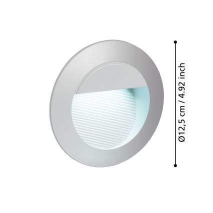 Eglo - LED Φως πλόήγησης εξωτερικού χώρου 1xLED/2,5W/230V IP65