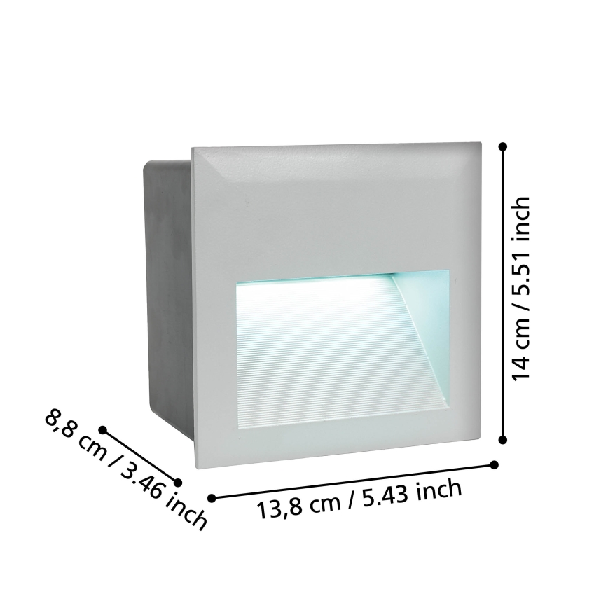 Eglo - LED Φως πλοήγησης εξωτερικού χώρου 1xLED/3,7W/230V IP65