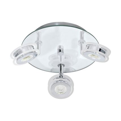 Eglo 95279 - Φως σποτ μπάνιου LED AGUEDA 3xLED/3,3W/230V IP44