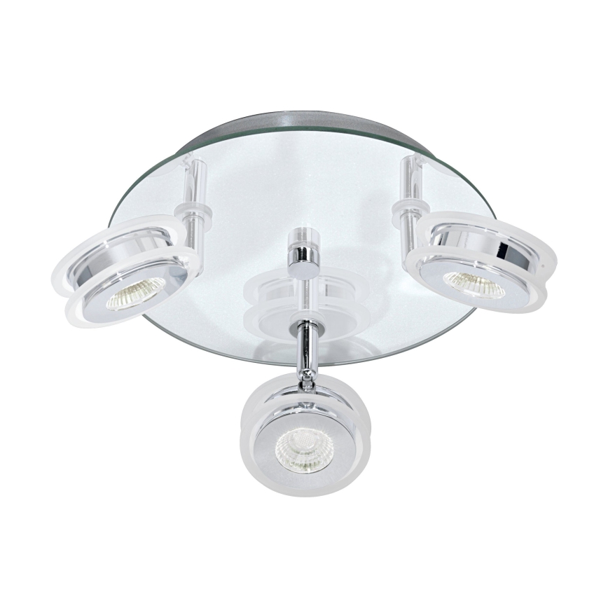 Eglo 95279 - Φως σποτ μπάνιου LED AGUEDA 3xLED/3,3W/230V IP44