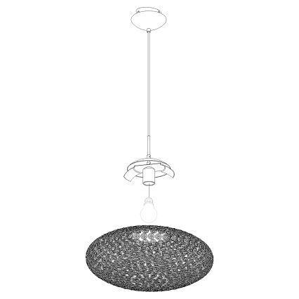 Eglo - Κρεμαστό φωτιστικό οροφής 1xE27/60W/230V