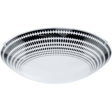 Eglo 95291 - Φωτιστικό οροφής LED MAGITTA LED/16W/230V Ø 31,5 cm μαύρο/λευκό