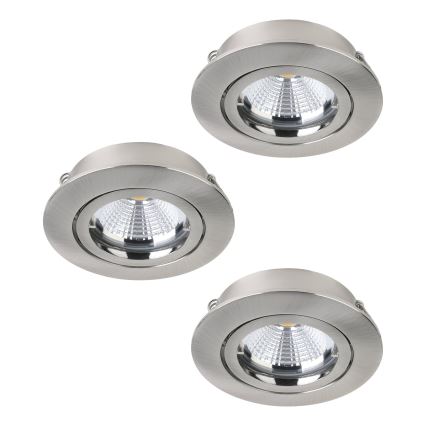 Eglo - ΣΕΤ 3x Κρεμαστό φως οροφής LED TEDO 3xGU10-LED/5W/230V