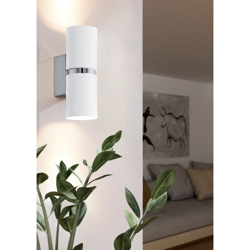 Eglo - Φως τοίχου LED 2xGU10-LED/4W/230V