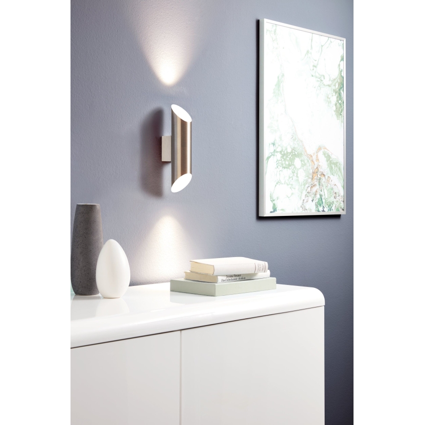 Eglo - Φως τοίχου LED 2xGU10-LED/4W/230V