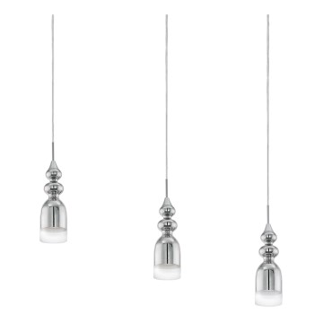 Eglo 95556 - Πολύφωτο LED BOLANOS 3xGU10-LED/4W/230V