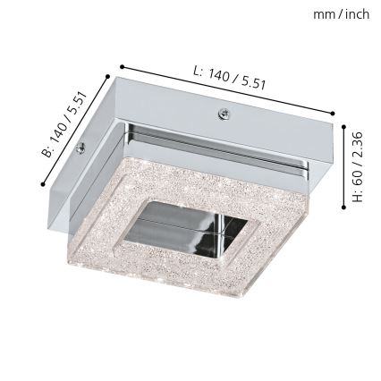 Eglo - LED Οροφωτιστικό 1xLED/4W/230V