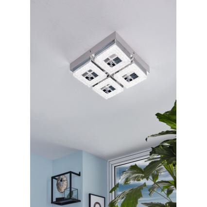 Eglo - Κρυστάλλινο φως οροφής LED 4xLED/4W/230V