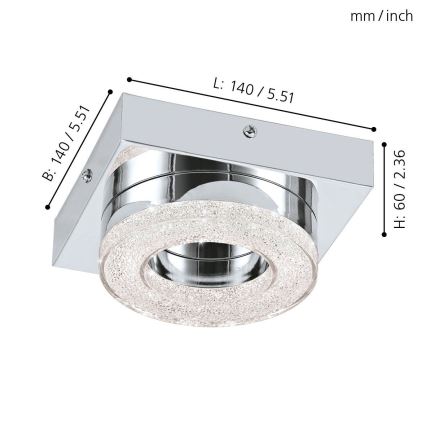 Eglo - LED Οροφωτιστικό LED/4W/230V