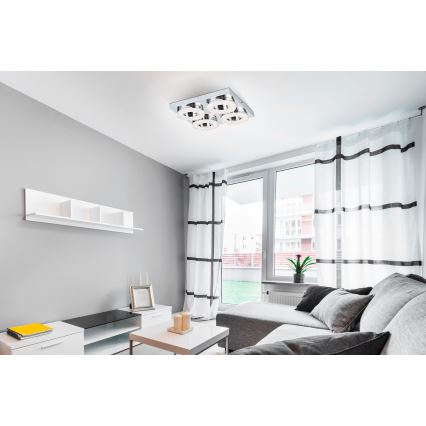 Eglo - LED Οροφωτιστικό 4xLED/4W/230V