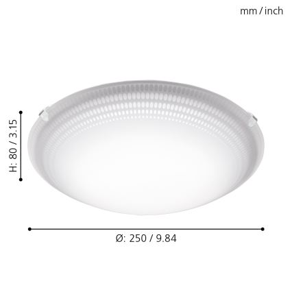 Eglo - Φως οροφής LED 1 LED/8,2W/230V