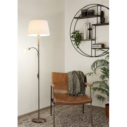 Eglo - Επιδαπέδια λάμπα 1xE27/60W + 1xE14/40W