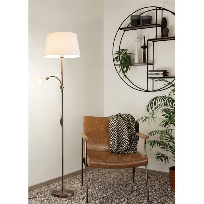 Eglo - Επιδαπέδια λάμπα 1xE27/60W + 1xE14/40W